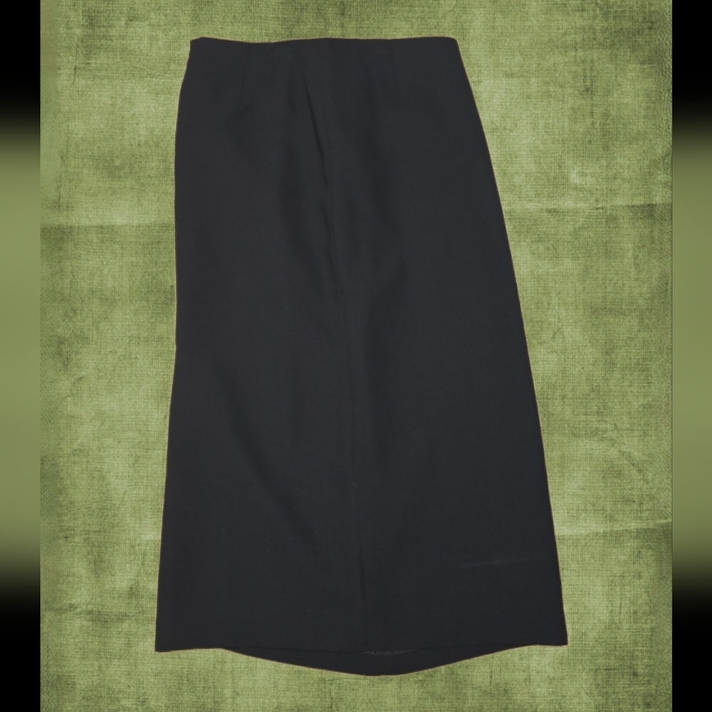 Women's Black Ankle Skirt